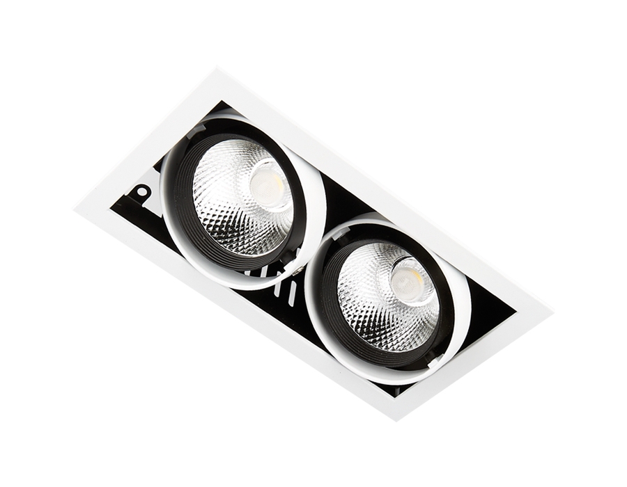 

Ambrella Встраиваемый светильник T812 BK/CH 2*12W 4200K