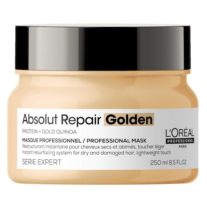 Маска L'Oreal Professionnel Absolut Repair Gold Quinoa + Protein Gold Mask 250 мл антивозрастная маска для контура глаз золотой патч liftag patch anti age