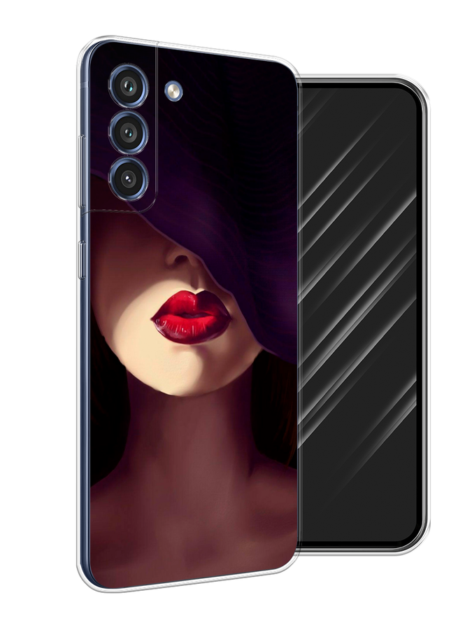 

Чехол Awog на Samsung Galaxy S21 FE 5G / Самсунг S21 FE 5G "Красные губы", Черный;бежевый;красный, 2103050-7