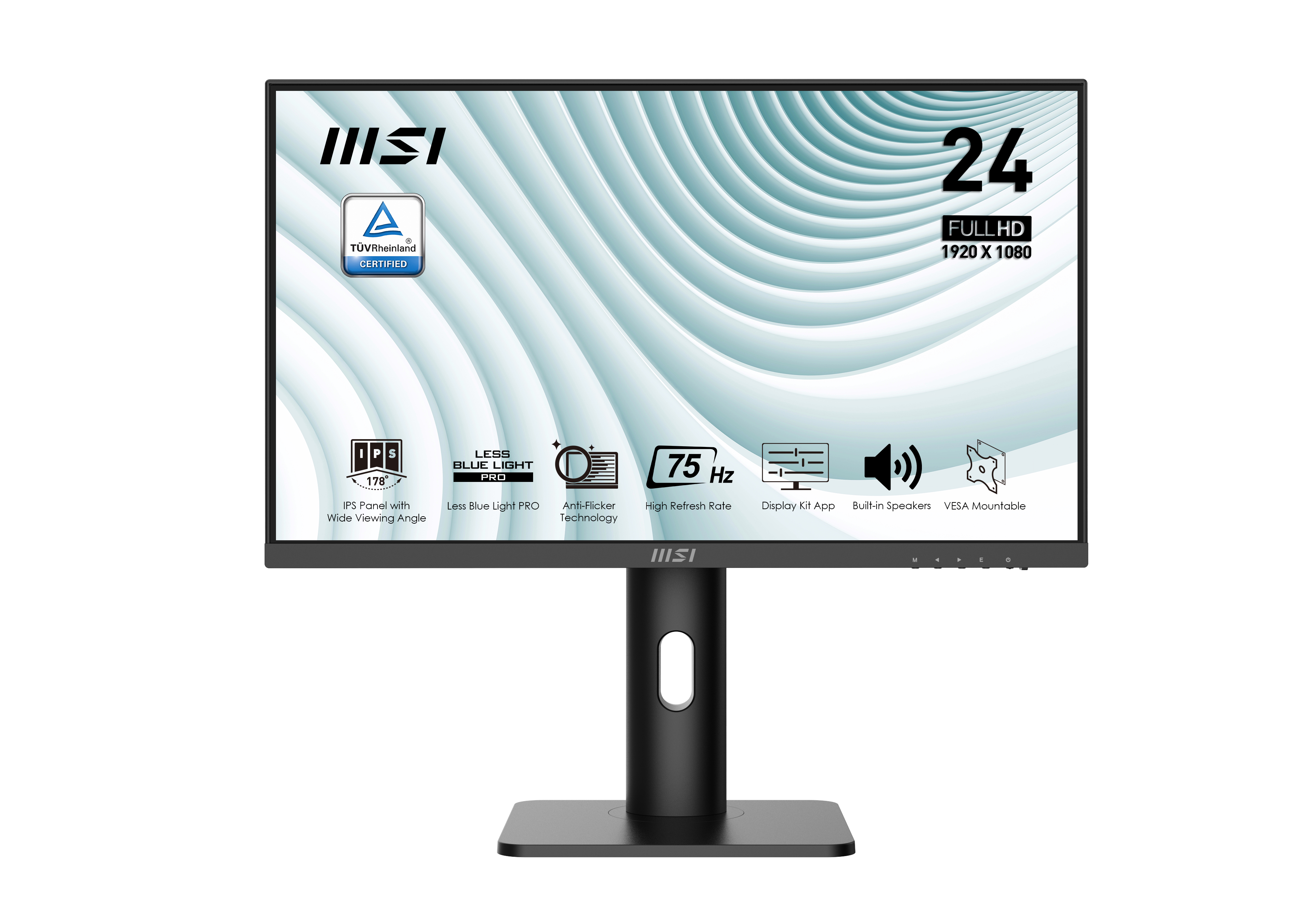 

23.8" Монитор MSI Pro MP243P черный 75Hz 1920x1080 IPS, MP243P