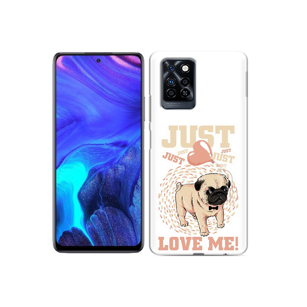 

Чехол MyPads Tocco для Infinix Note 10 Pro Люби меня, Прозрачный, Tocco