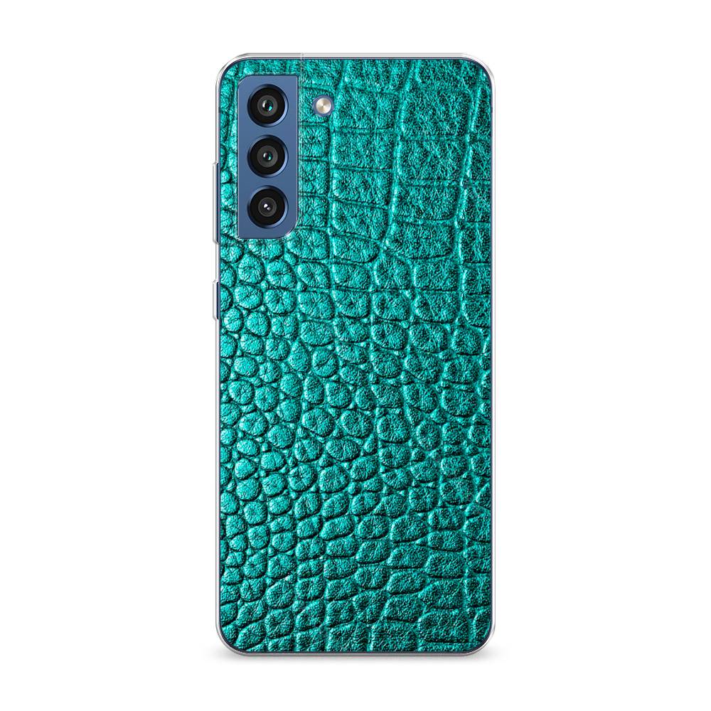 

Чехол Awog на Samsung Galaxy S21 FE 5G / Самсунг S21 FE 5G "Бирюзовая змея", 2103050-3