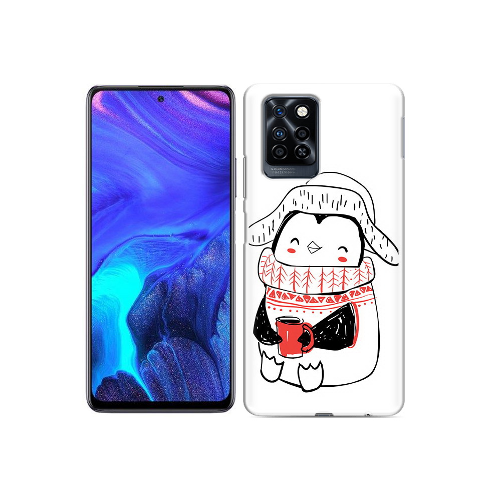 

Чехол MyPads Tocco для Infinix Note 10 Pro Милый пингвин, Прозрачный, Tocco