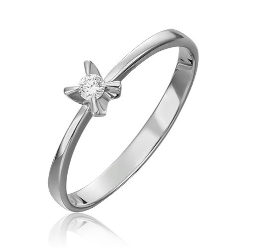 

Кольцо из золота р. , PLATINA jewelry 01-0050-00-101-1120-30, бриллиант, 01-0050-00-101-1120-30