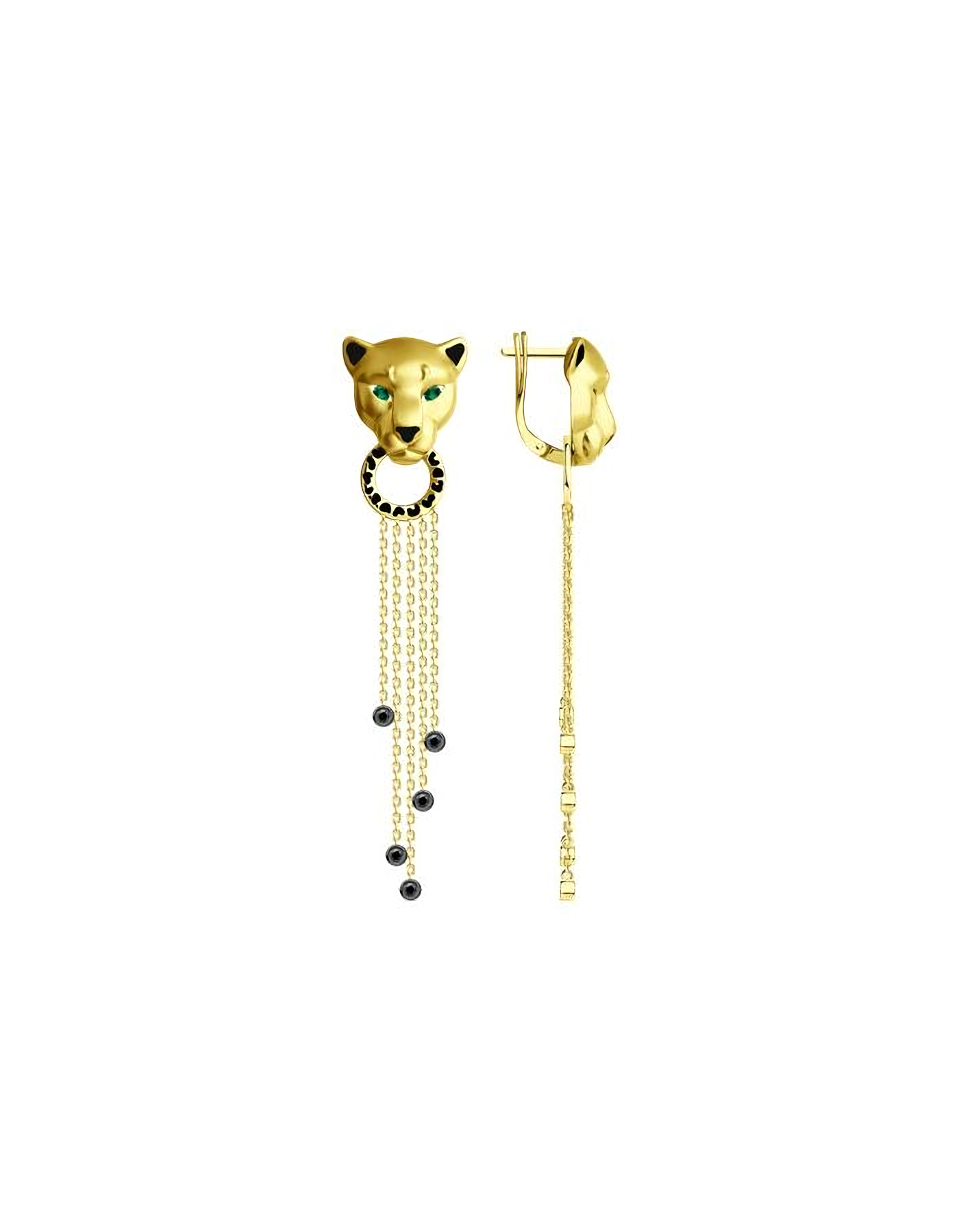 

Серьги подвески из серебра TEO MAORI 893-121-02057-1, фианит, 893-121-02057-1