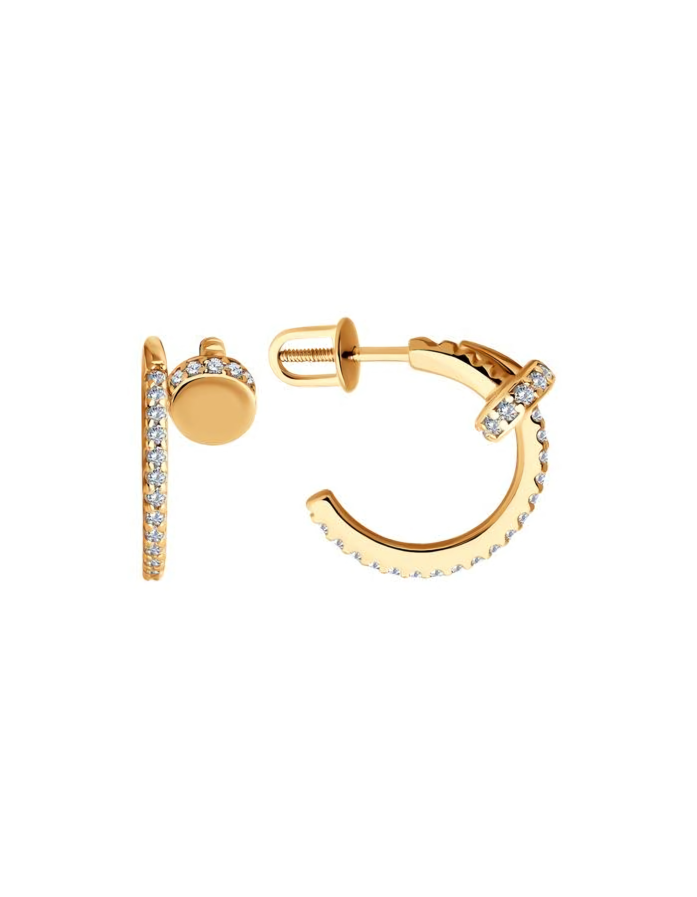 

Серьги пусеты из серебра TEO MAORI 893-122-02048-1, фианит, 893-122-02048-1