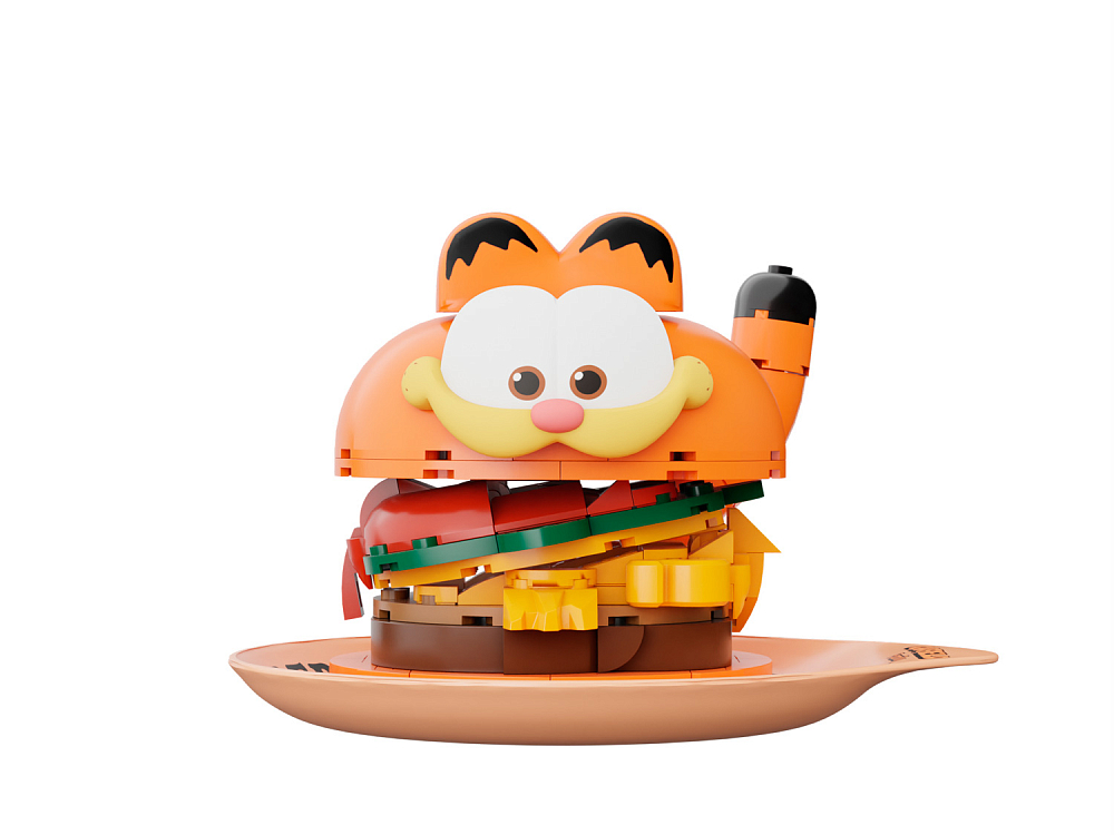 

Конструктор Pantasy Garfield Гарфилд, Котобургер, 162 детали, 86805, 86805