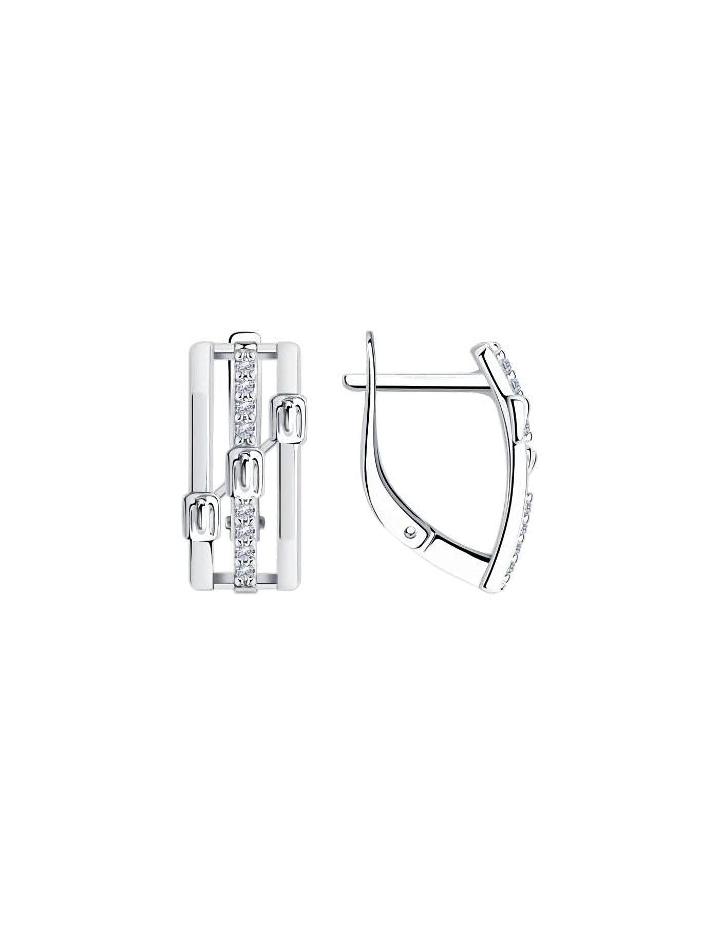 

Серьги из серебра TEO MAORI 894-120-00798-1, фианит, 894-120-00798-1