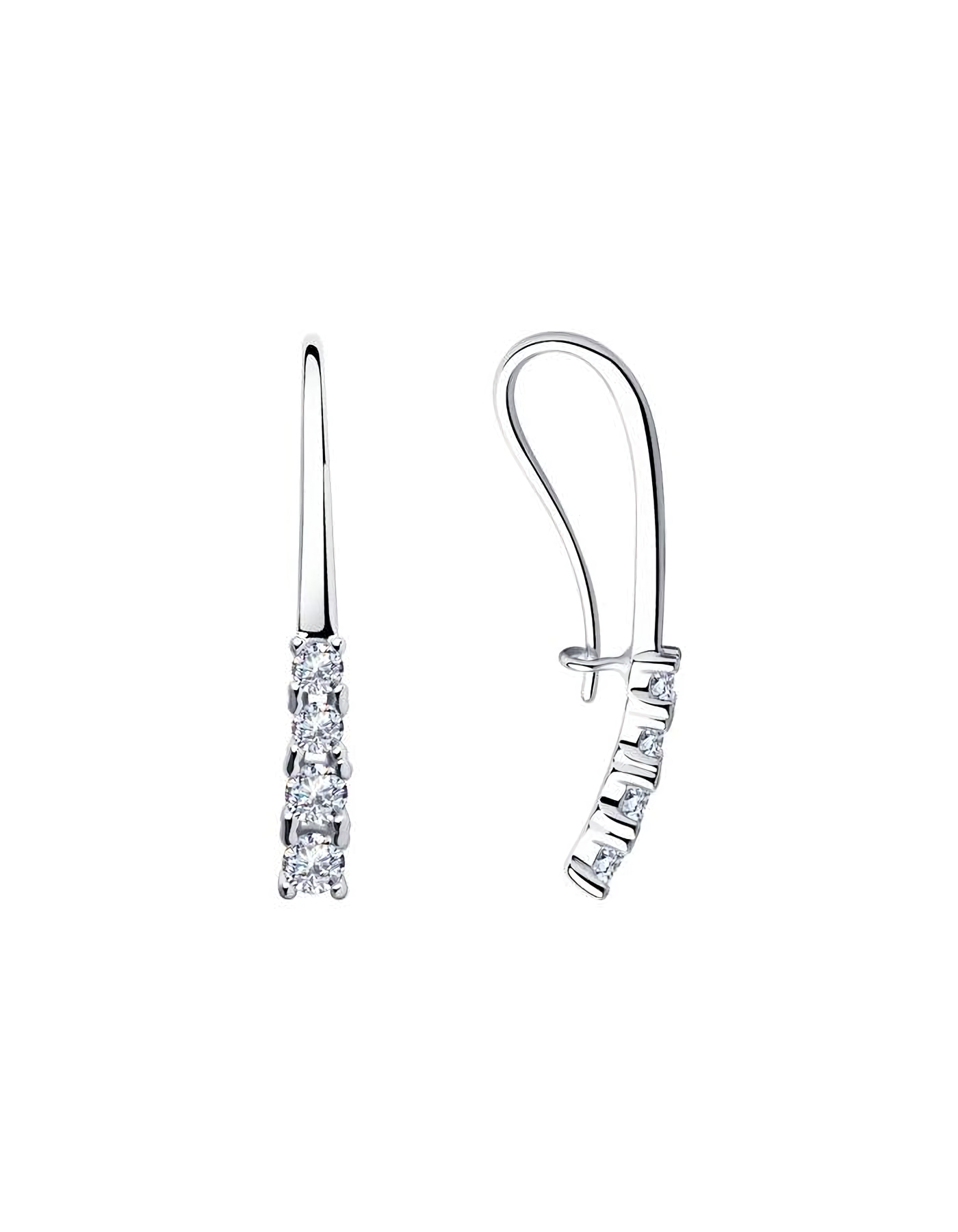 

Серьги из серебра TEO MAORI 894-120-00866-1, фианит, 894-120-00866-1