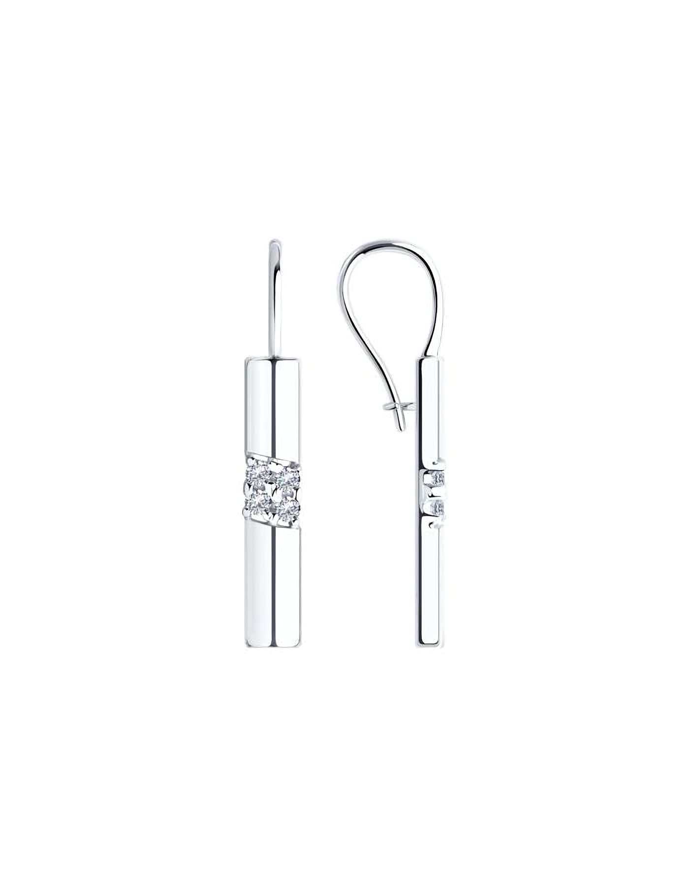 

Серьги из серебра TEO MAORI 894-120-00889-1, фианит, 894-120-00889-1