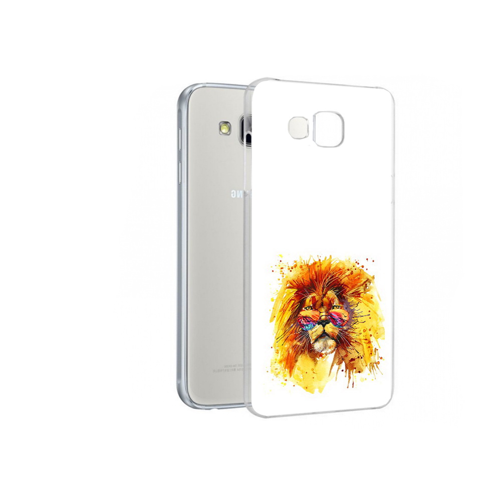 

Чехол MyPads Tocco для Samsung Galaxy A7 лев в очках, Прозрачный, Tocco