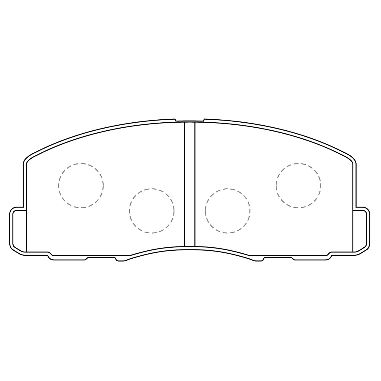 

Комплект тормозных колодок NiBK PN3158