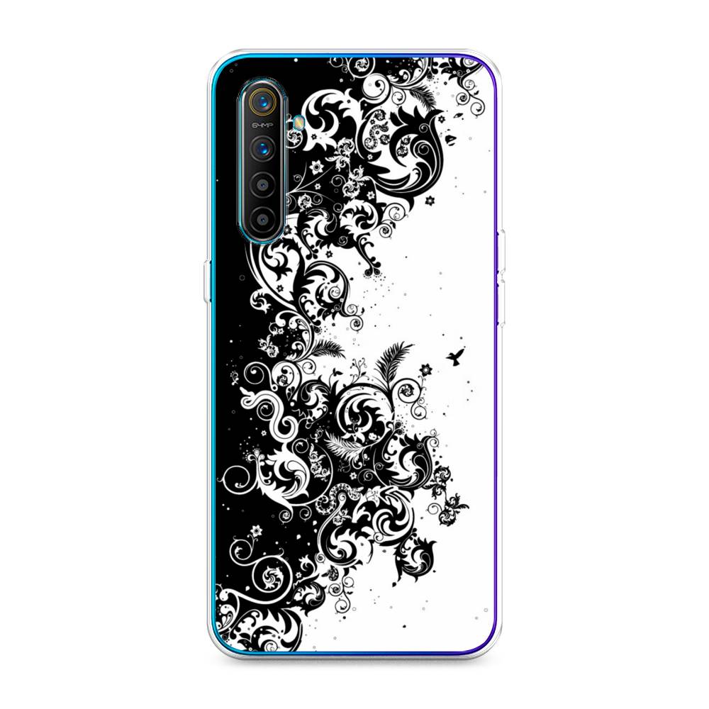 

Чехол на Realme XT "Черно белый узор", Белый;черный;серый, 251450-3