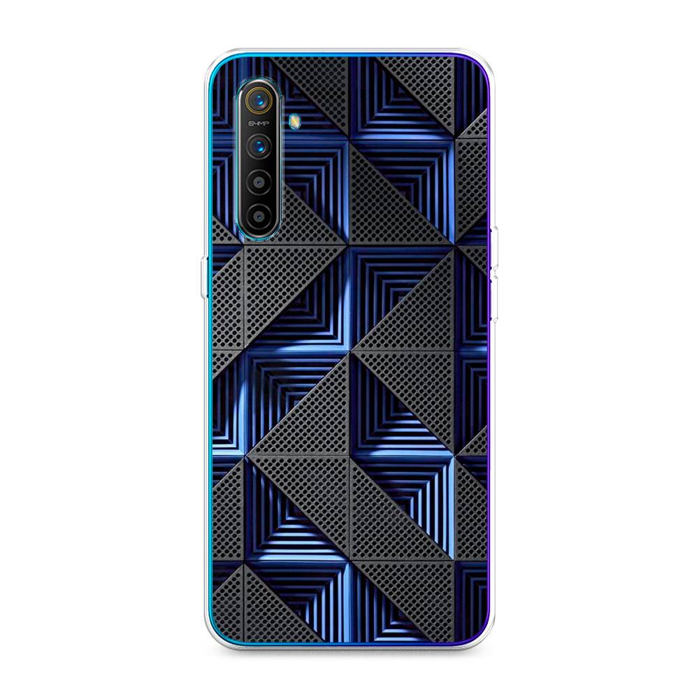 

Чехол на Realme XT "IBM", Серый;синий, 251450-3