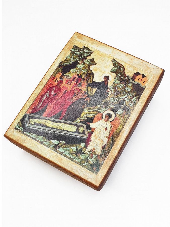 

Икона Жены Мироносицы, под старину, 10х13 см