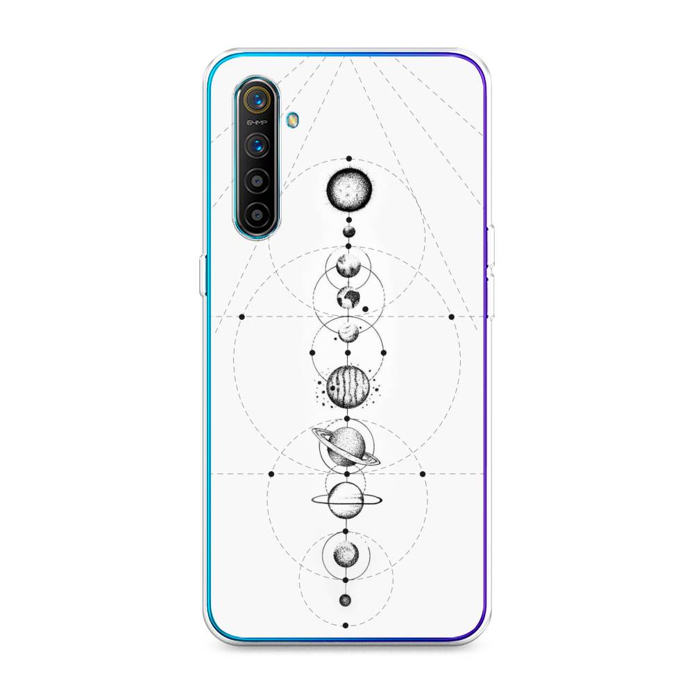 

Чехол на Realme XT "Парад планет", Серый, 251450-2