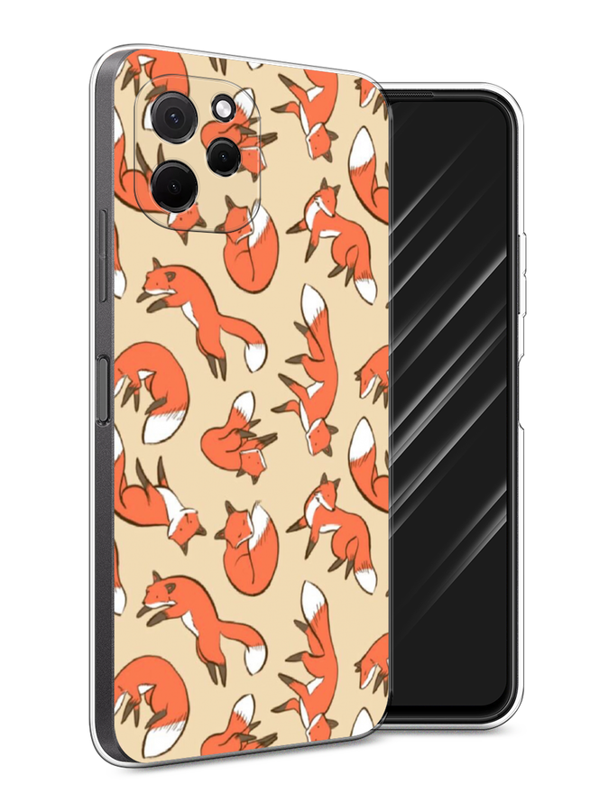 

Чехол Awog на HuaweI Nova Y61 "Котенок рисованный", Серый;белый, 6120050-1