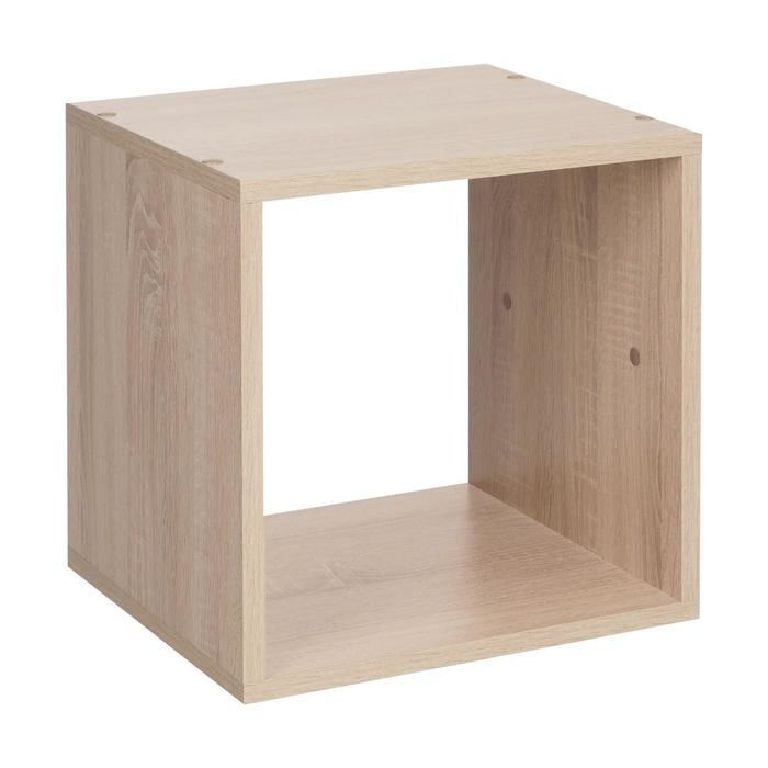 

Стеллаж №1 DICE CUBE 1 секция, 360х360х320, Дуб сонома, Бежевый