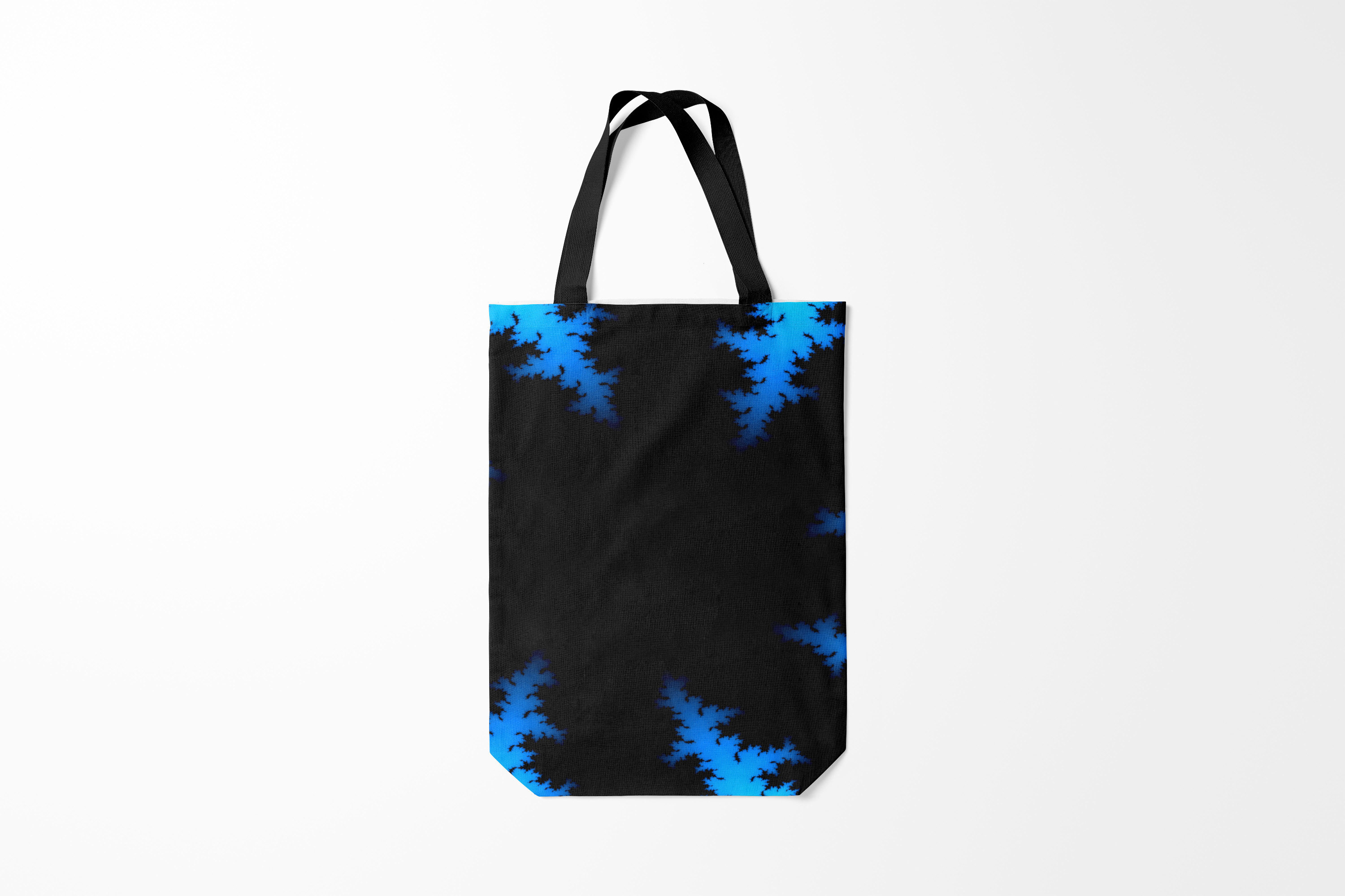 

Сумка шoппер унисекс Burnettie Узоры Морозный узор, черный, Узоры Морозный узор