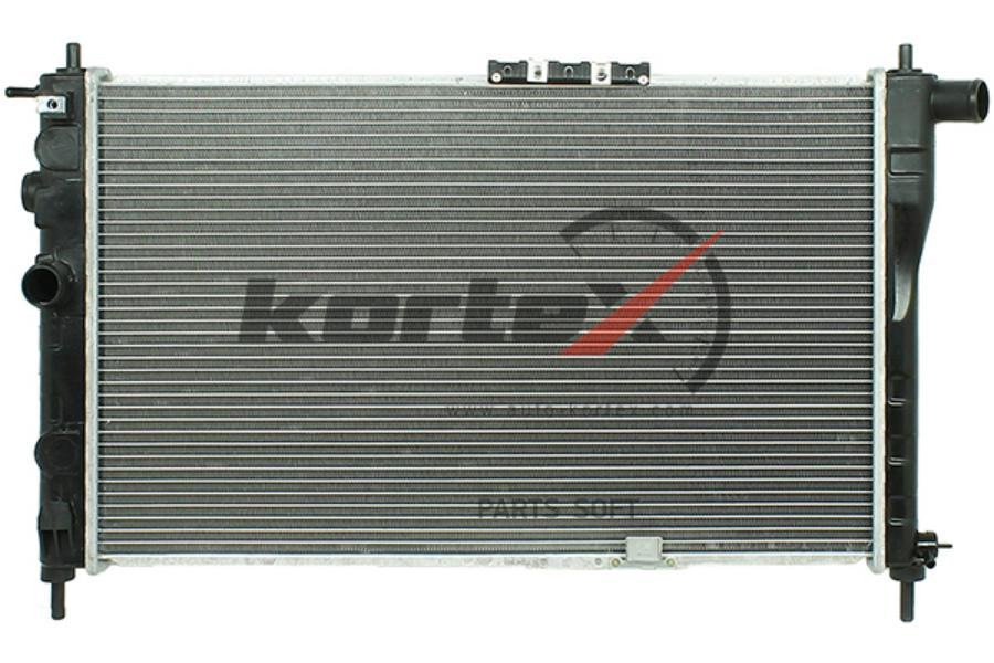 

KORTEX KRD1025 Радиатор DAEWOO NEXIA 1.5/1.5 16V MКПП AC-(паянный)