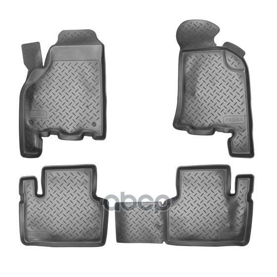 

Коврики Салона Для Lada Приора (2007-) NORPLAST арт. NPLPO9455