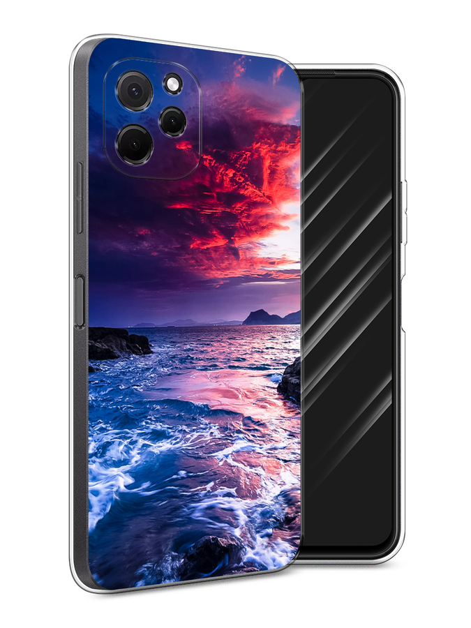 

Чехол Awog на HuaweI Nova Y61 "Кот в капюшоне", Черный;бежевый;синий, 6120050-2