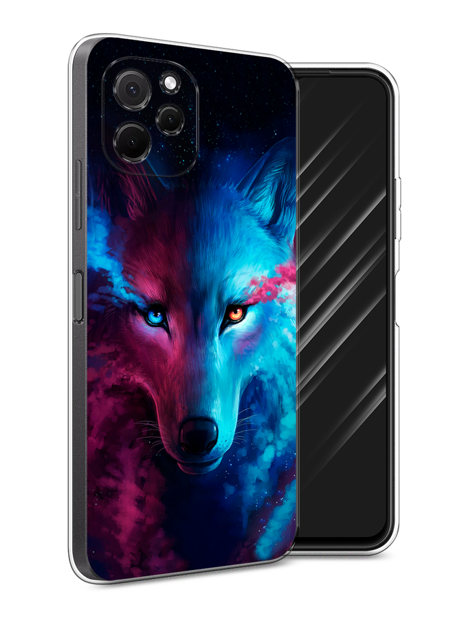 

Чехол Awog на HuaweI Nova Y61 "Волны 1", Розовый;синий, 6120050-4