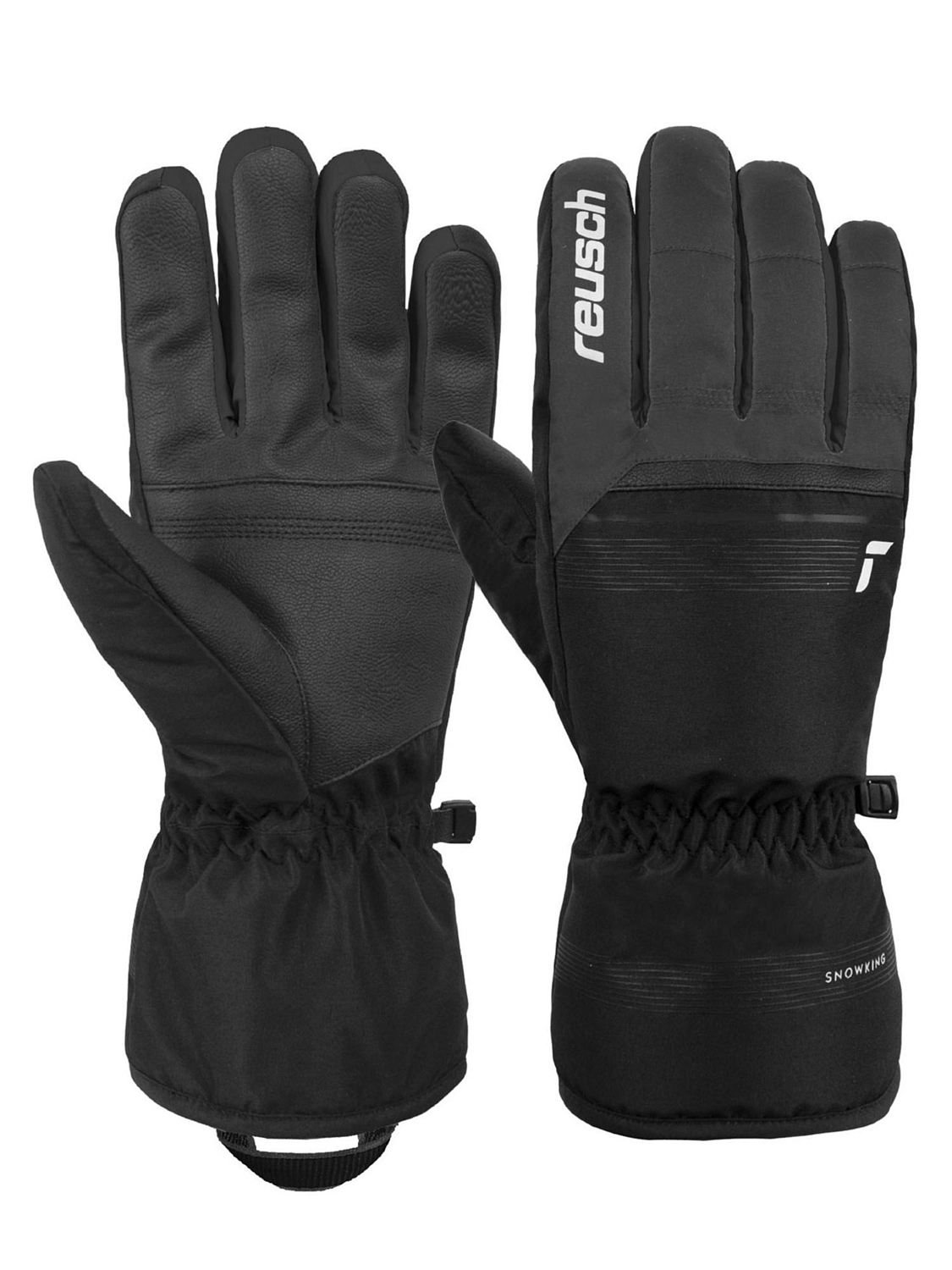 

Перчатки горнолыжные REUSCH Snow King Dark Granite/Black (inch (дюйм, Черный, Snow King