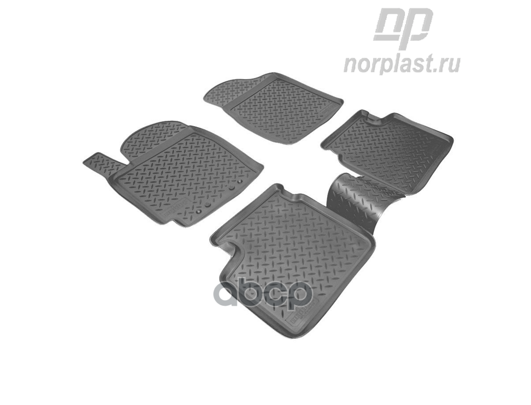 

Коврики Салон. Toyota Camry (V30) (2001-2006) Черн Полиурет Компл NORPLAST арт. NPL-Po-