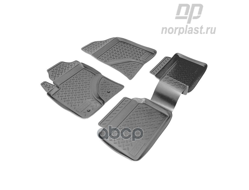 

Коврики Салон. Toyota Avensis (T25) (2003-2009) Черн Полиурет Компл NORPLAST арт. NPL-P
