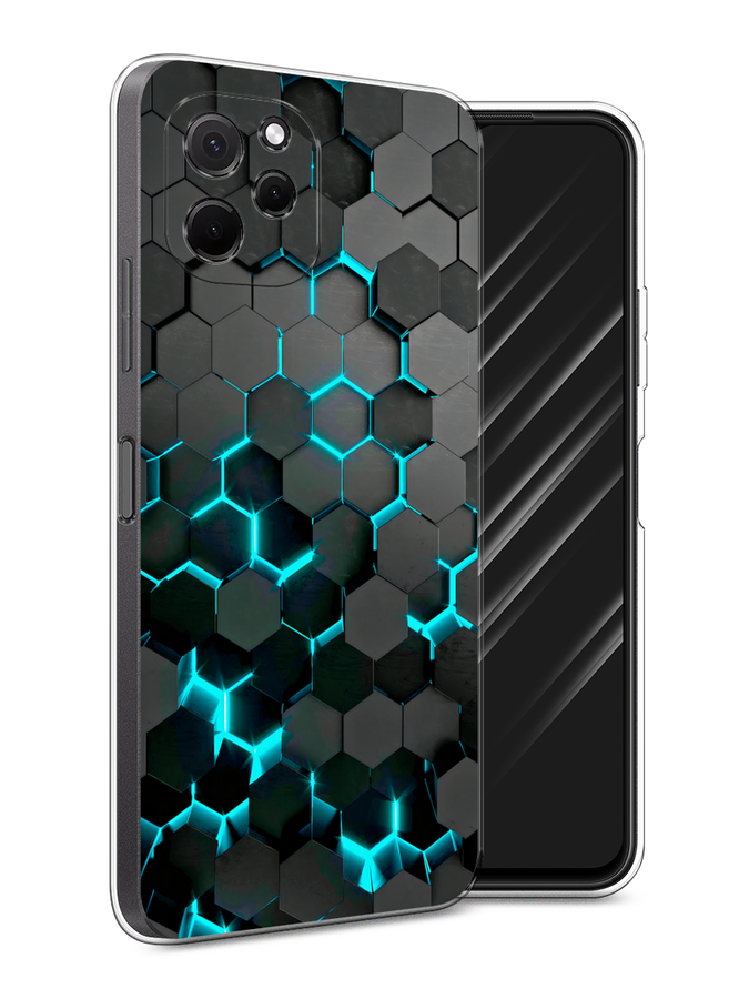 

Чехол Awog на HuaweI Nova Y61 "Абстракция 28", Голубой, 6120050-3