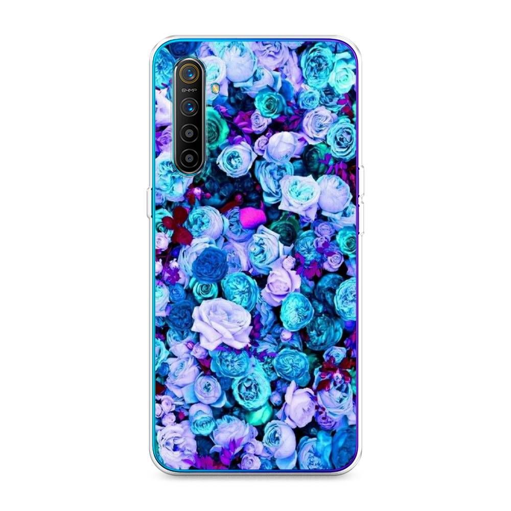 

Чехол на Realme XT "Цветочный ковер", Фиолетовый, 251450-2