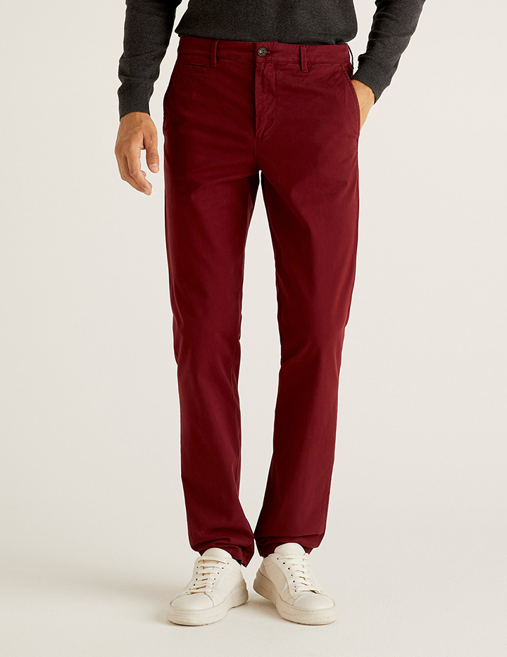 

Брюки мужские United Colors of Benetton 21A_4DKH55I18 красные 46 RU, 21A_4DKH55I18