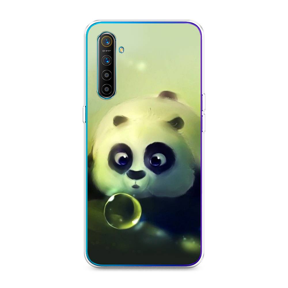 

Чехол на Realme XT "Малыш панды", Зеленый;черный;серый, 251450-1