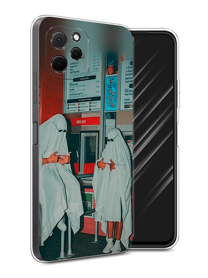 

Чехол Awog на HuaweI Nova Y61 "Время уносит все", Зеленый;коричневый;белый, 6120050-6