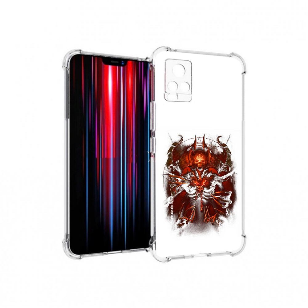 

Чехол MyPads Tocco для Vivo V20 PRO яркий демон (PT226964.386.708), Прозрачный, Tocco