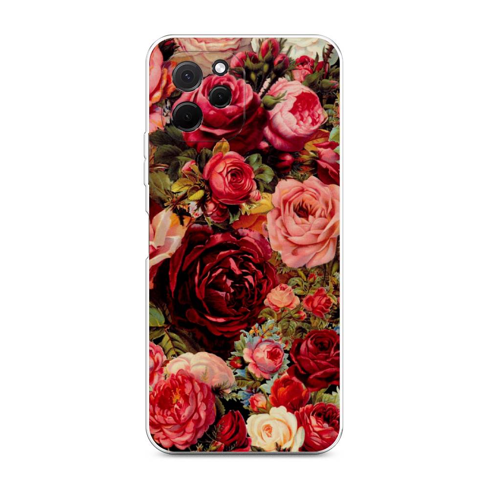 

Чехол Awog на HuaweI Nova Y61 "Розы винтажные", 6120050-8