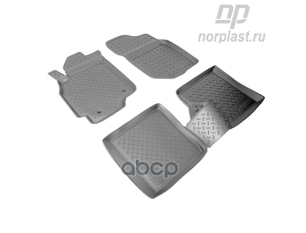 

Коврики Салон. Mitsubishi Lancer Ix (2003-2007) Черн Полиурет Компл NORPLAST арт. NPL-P