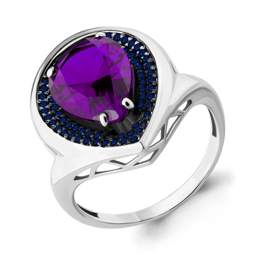 

Кольцо из серебра р. 21 AQUAMARINE 6903384Б_925_р, 6903384Б_925_р