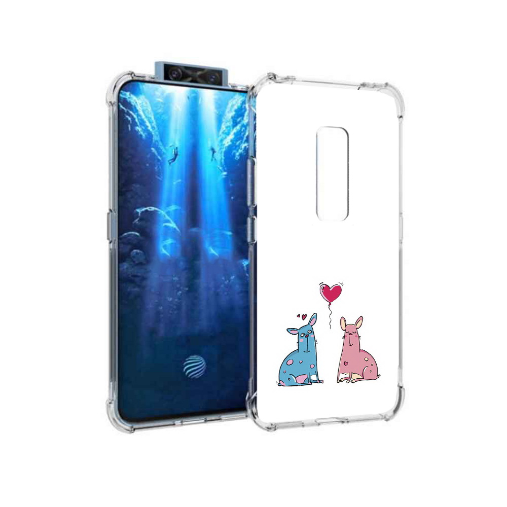 

Чехол MyPads Tocco для Vivo V17 Pro Лама любовь (PT226965.387.102), Прозрачный, Tocco