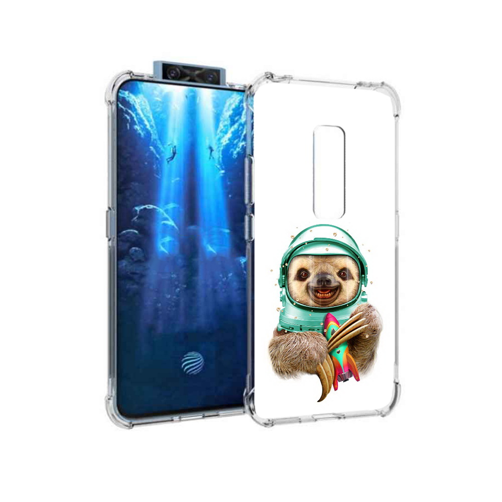 

Чехол MyPads Tocco для Vivo V17 Pro Ленивец астронавт (PT226965.387.104), Прозрачный, Tocco