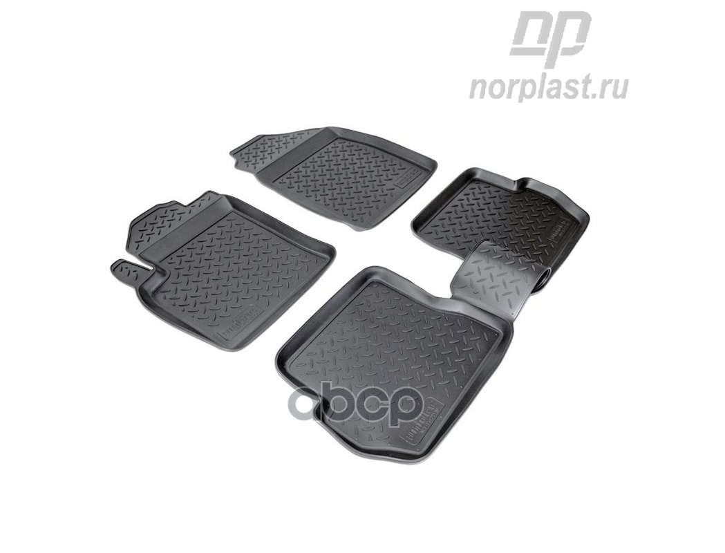 фото Коврики салона (полиуретан) ford fusion (2002-)/fiesta (2002-2008) (nor) nplpo2219 norplas norplast