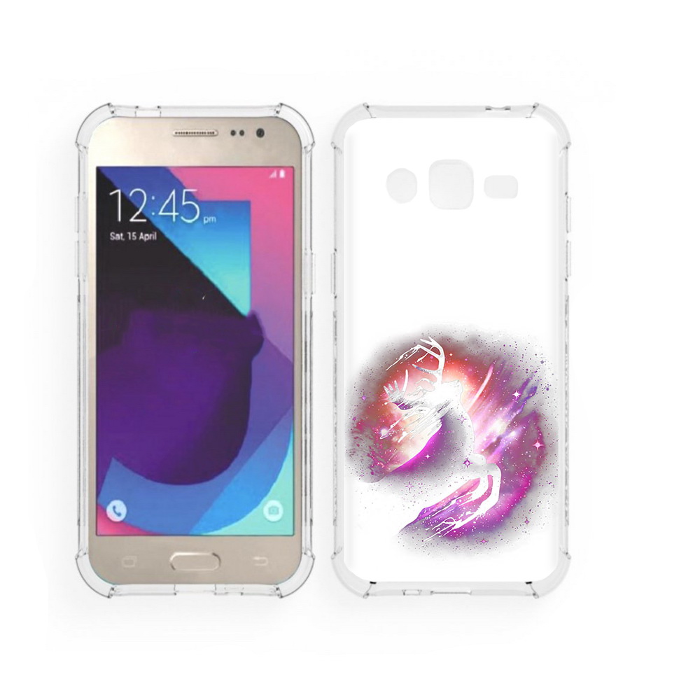 

Чехол MyPads Tocco для Samsung Galaxy J2 звездный олень (PT226924.572.354), Прозрачный, Tocco