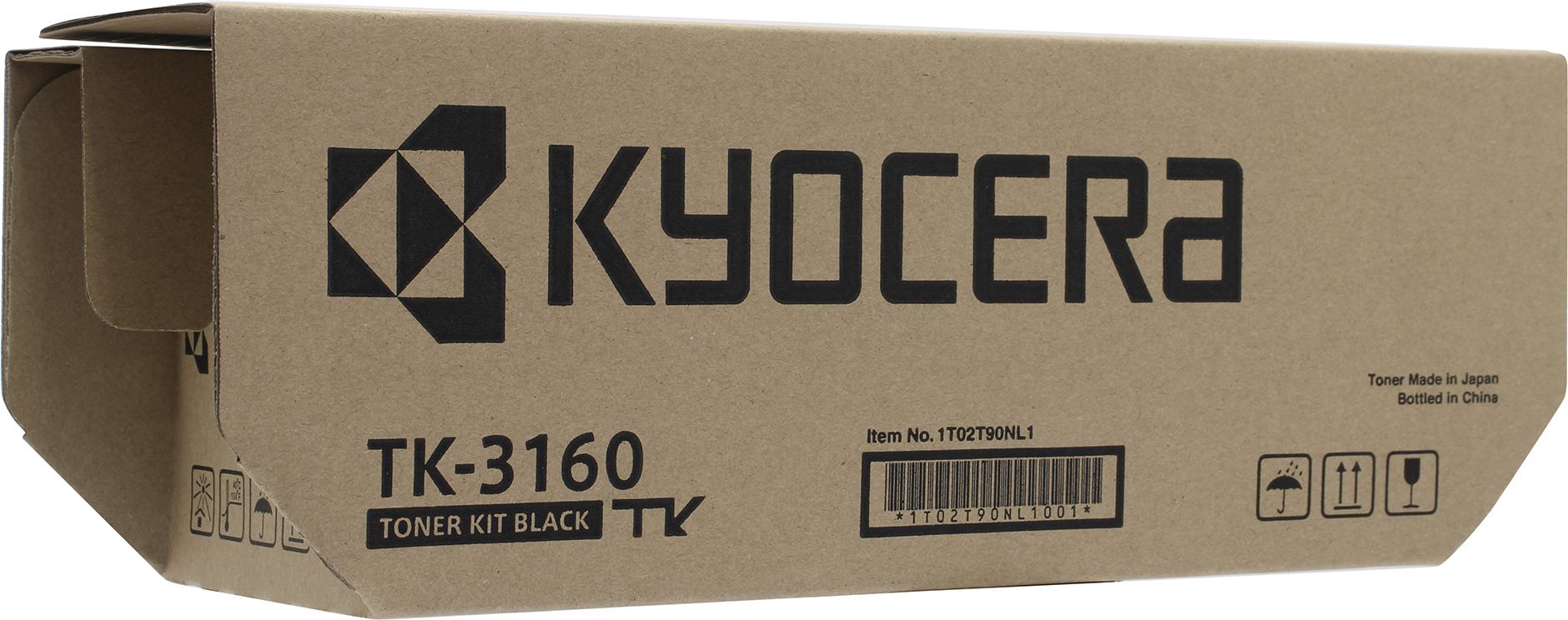 

Фотобарабан для лазерного принтера Kyocera TK-3160 (1887622237) черный, оригинальный, TK-3160
