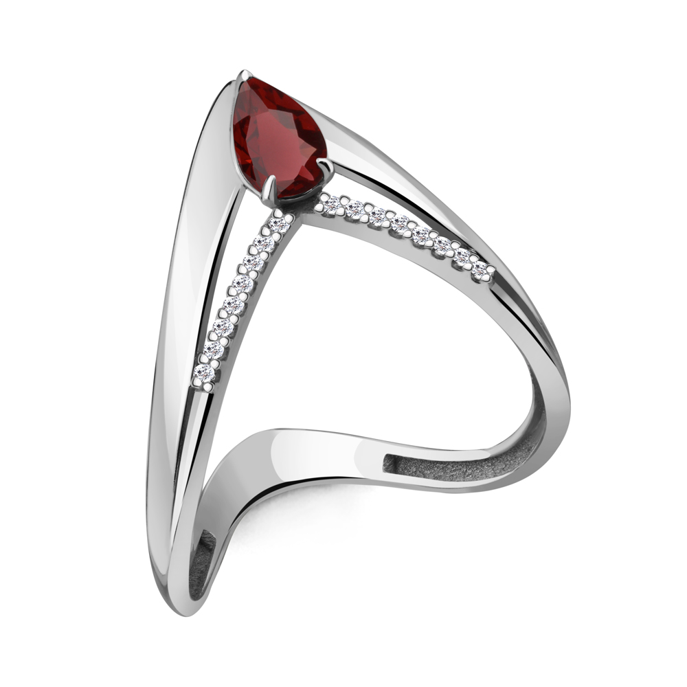 

Кольцо из серебра р. , AQUAMARINE 6559803А_925_р, 6559803А_925_р