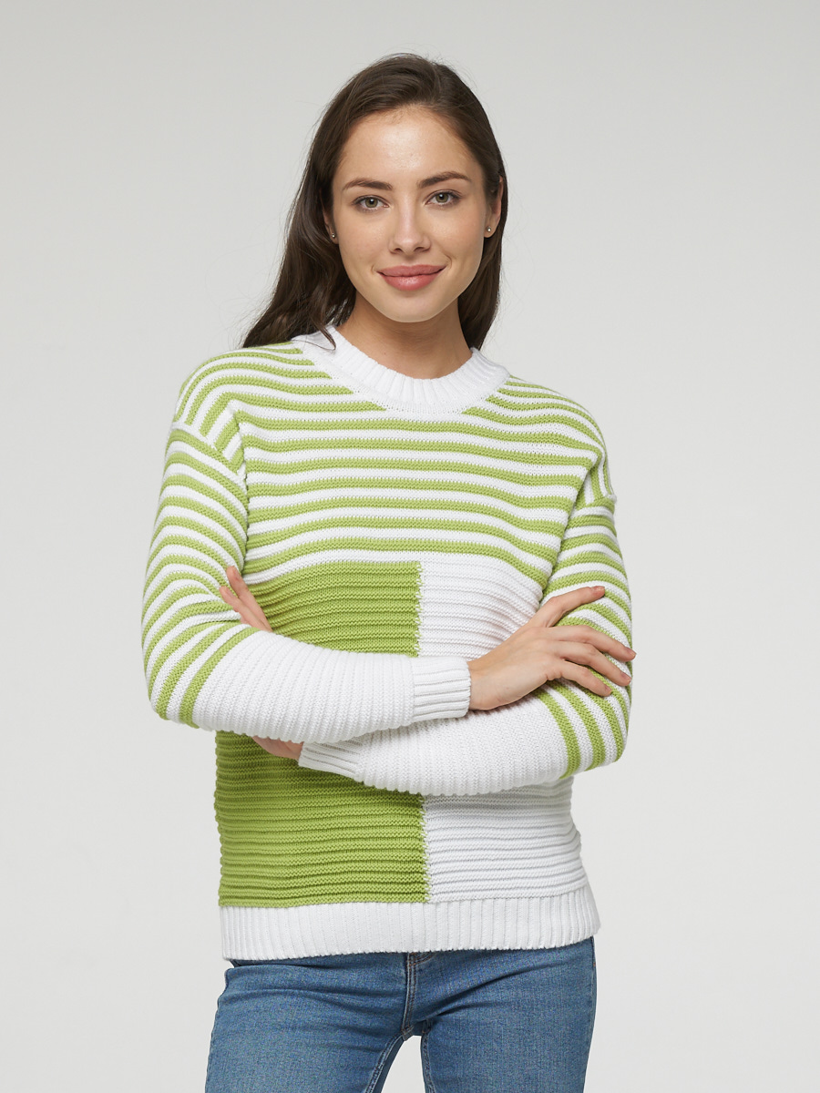 

Джемпер женский BE YOU зеленый, BY212-40081