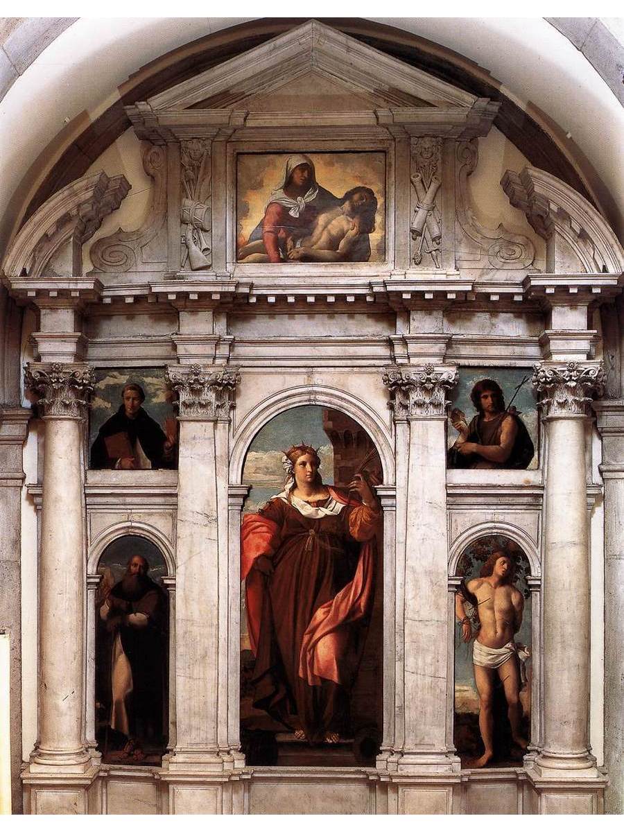 

Постер DRABS A3 Пальма иль Веккьо Polyptych of St Barbara