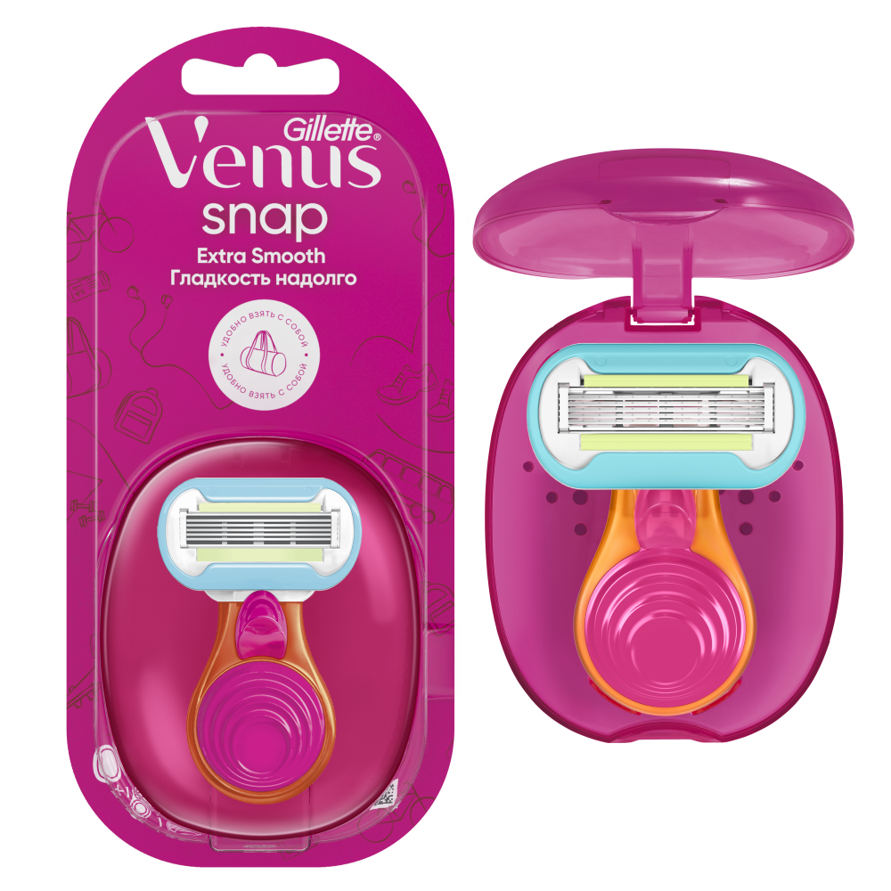 Станок для бритья Gillette Venus Embrace Snap станок для бритья deonica 5 лезвий со сменной кассетой и керамическим покрытием бритва жен