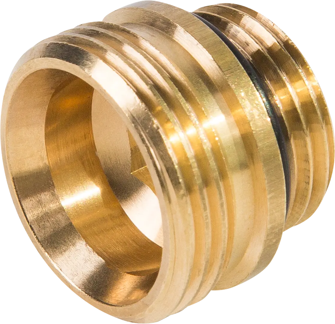 

Ниппель Rehau резьбозажимной 3/4" X 1/2", евроконус с уплотнительным кольцом, латунь, Золотистый