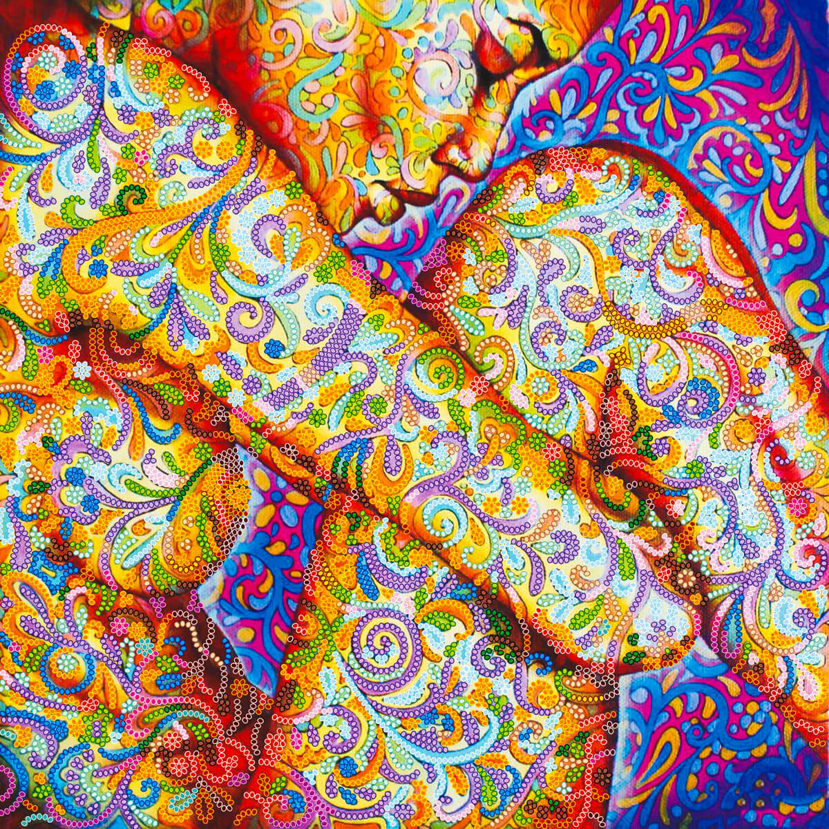 

Схемы для вышивания бисером Цветное мехенди АС-288, 30x30 см от Абрис Арт